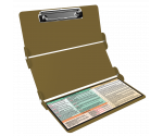 WhiteCoat Clipboard® Trifold - Tactical Brown Occupational Therapy Edition